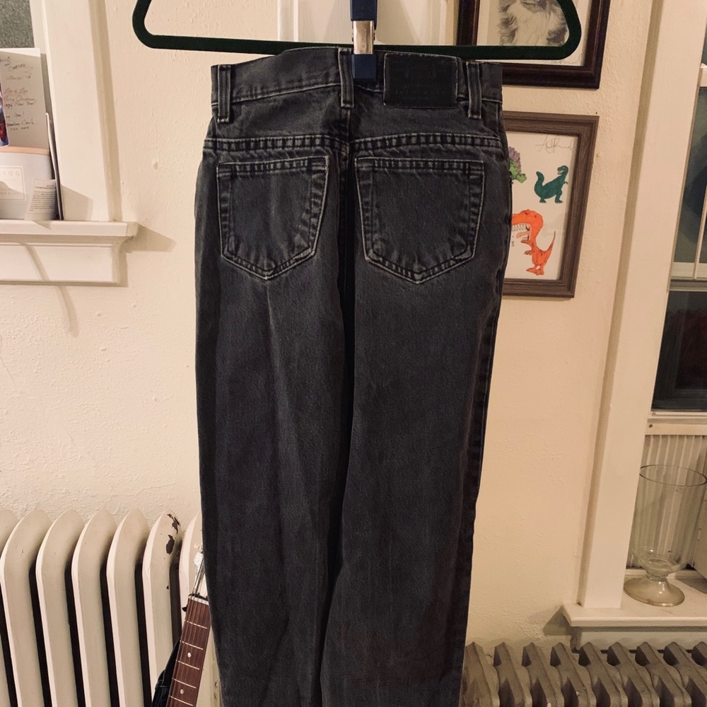 Black High wasted mom jeans